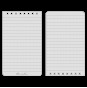 Rite In The Rain 4"x 6" Waterproof Pocket Notepad ORANGE No OR46